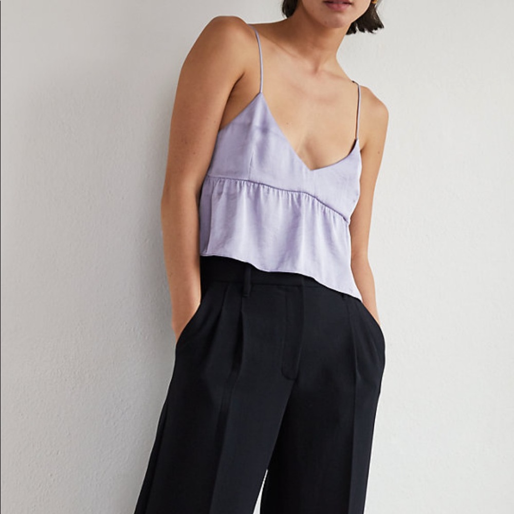 Wilfred Effortless Cropped Pant in Black